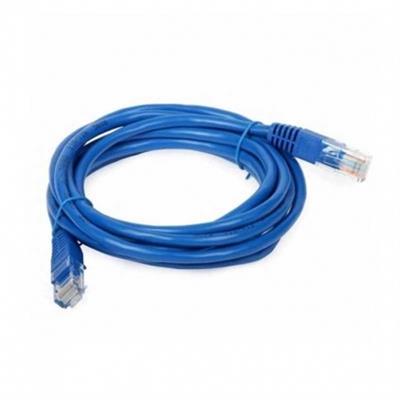 Newlink Patch Cord Cat-6A Molded 50um Gold Blue 3ft