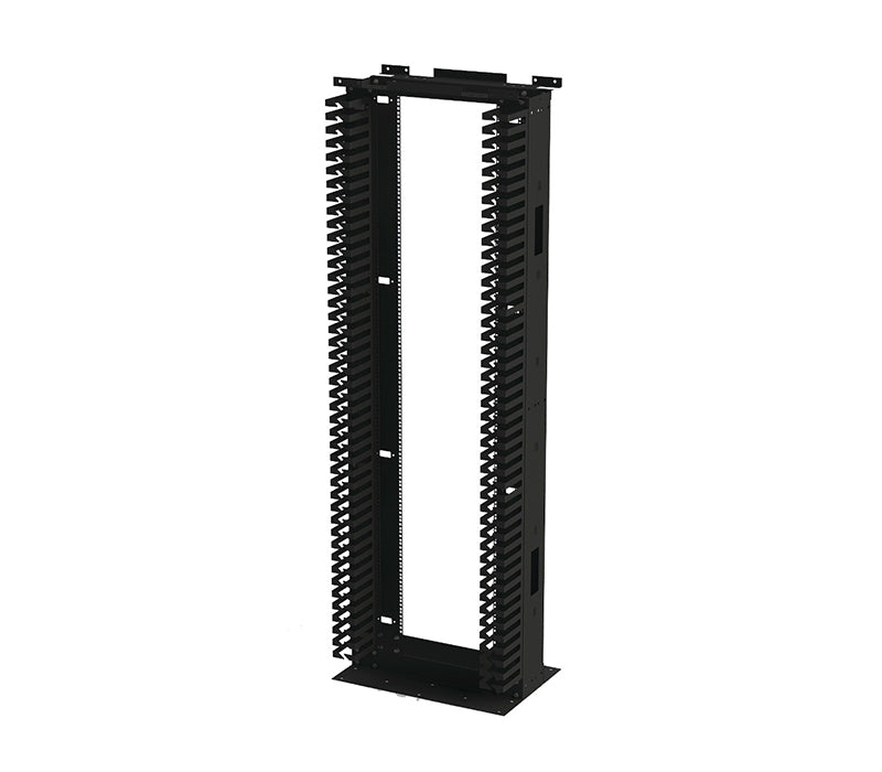 Newlink  Steel Rack 7' x 19" 45UR Black (threaded holes).Allows 0636010, 20 and 40