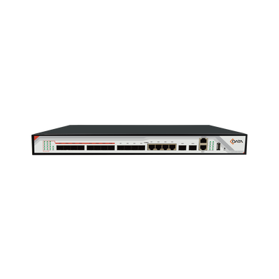 CData 8-port GPON OLT, 8 Uplink ports (4 x GE RJ45 + 2 x 1G SFP + 2 x 10G SFP+), up to 1,024 ONUs