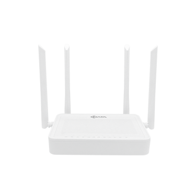 CData ONU Wi-Fi 6, 2.4GHz/5GHz 802.11 b/g/n/ac/ax, XPON, 4 puertos ethernet 10/100/1000, 2 puertos TEL (POTS) GPON: 2.488Gbps/1.244Gbps.