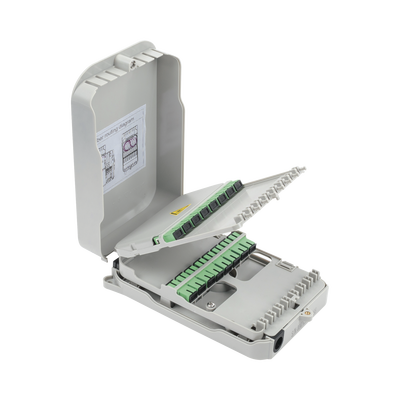 FiberHome Fiber Optic Termination Box for Indoor Installation, Wall Mounting, 16 Couplers SC/APC Mono-mode, up to 16 Splices