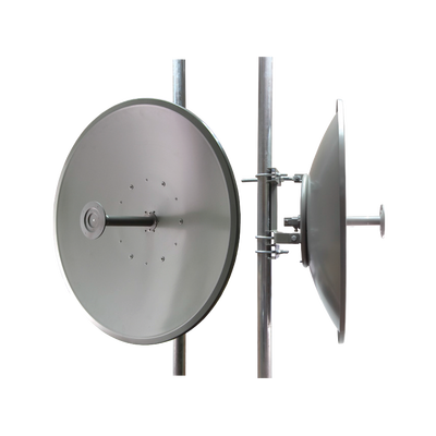 Laird  HD Series 29 dBi 4.9-5.9GHz Dual Polarity Wideband Dish Antenna, 2x N-Female Integrated Connectors, Old P/N HDDA5W-29-DP