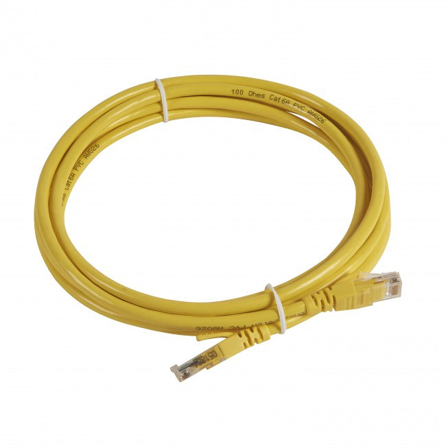 Newlink Patch Cord Cat-6A Molded 50um Gold Yellow 10ft