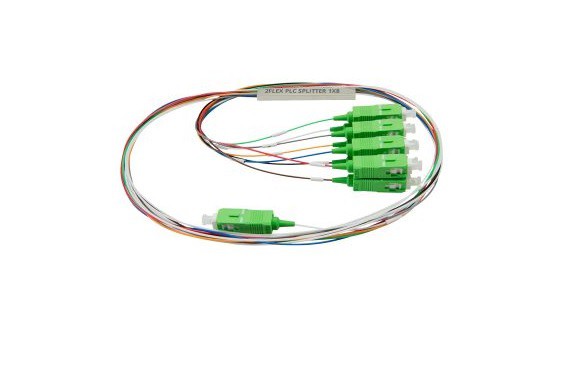 XCOMFIBER - Splitter PLC 1x16 SC/APC, G657A1, 900µm, input white color, output international colors, Individual packing,"