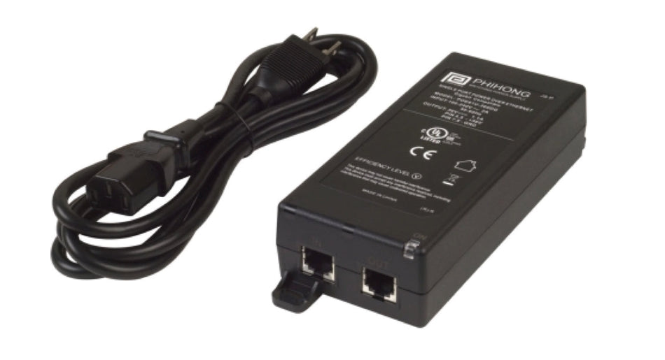 RADWIN PoE Injector POE/AC/GBE/24V/US for RADWIN SU-PRO/AIR radios, 100-240VAC nominal input range, US AC plug