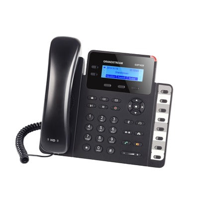 Grandstream 2 Line SMB IP Phone with 3 Function Keys, 8 BLF Keys and 3-way Conference, PoE