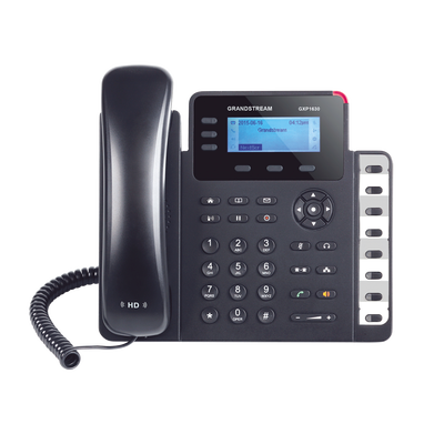 Grandstream 3-Line SMB IP Phone with 3 Function Keys, 8 BLF Extension Keys, and 4-way Conference, PoE