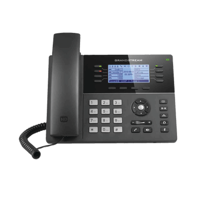 Grandstream Powerful Mid-range IP Phone, 8 Lines with 4 Function Keys, 32 BLF Extension Keys Digital and 5-way Conference Gigabit PoE