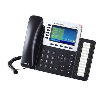 Grandstream IP Enterprise Phone, Supports 6 Lines with 4.3" Color Screen and HD Audio, Poe