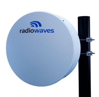 Radiowave 2' (0.6m) High Performance Dish Antenna, 17.7-19.7GHz, Direct Mount, REMEC Rectangular, SOI.