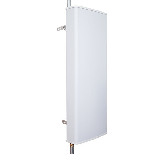 KP Performance TV White Space (TVWS) 470-698MHz 12 dBi Dual Polarity 65 Degree Sector Antenna, 2-Port.