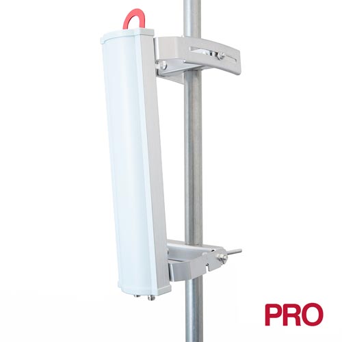 KP Performance ProLine 3.5GHz to 4.2GHz 65 Degree Dual Slant Sector Antenna, 18.1 dBi, 2-Port, CBRS compatible.