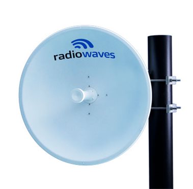 Radiowave 2' (0.6m) Standard Performance Dish Antenna, 4.4-5.0GHz, H-Pol & V-Pol, with fine adjustments, Dual Polarized, SOI.