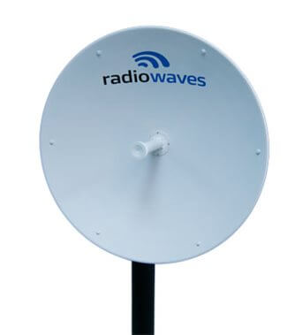 Radiowave 3' (0.9m) Standard Performance Dish Antenna, 4.4-5.0GHz, H-Pol & V-Pol, Dual Polarized.