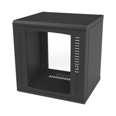 Linkedpro 19" 12U Wall Mount Cabinet, Single Section, Tempered Glass, Welded frame