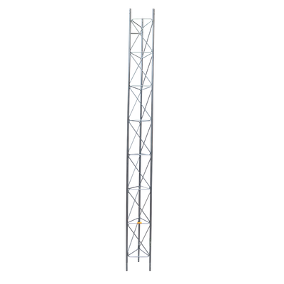 Syscom Towers 10 ft Guyed STZ45G Tower Section for Areas with High Winds, Moisture Resistant Medium, Maximum Height 30 ft., Hot Dip Galvanized