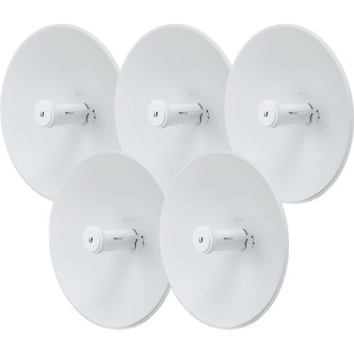 Ubiquiti PowerBeam AC, 5GHz High Performance Bridge Radio with Dish Antenna for PtP and PtMP, Gen2. Only in region CALA (5 Pack)
